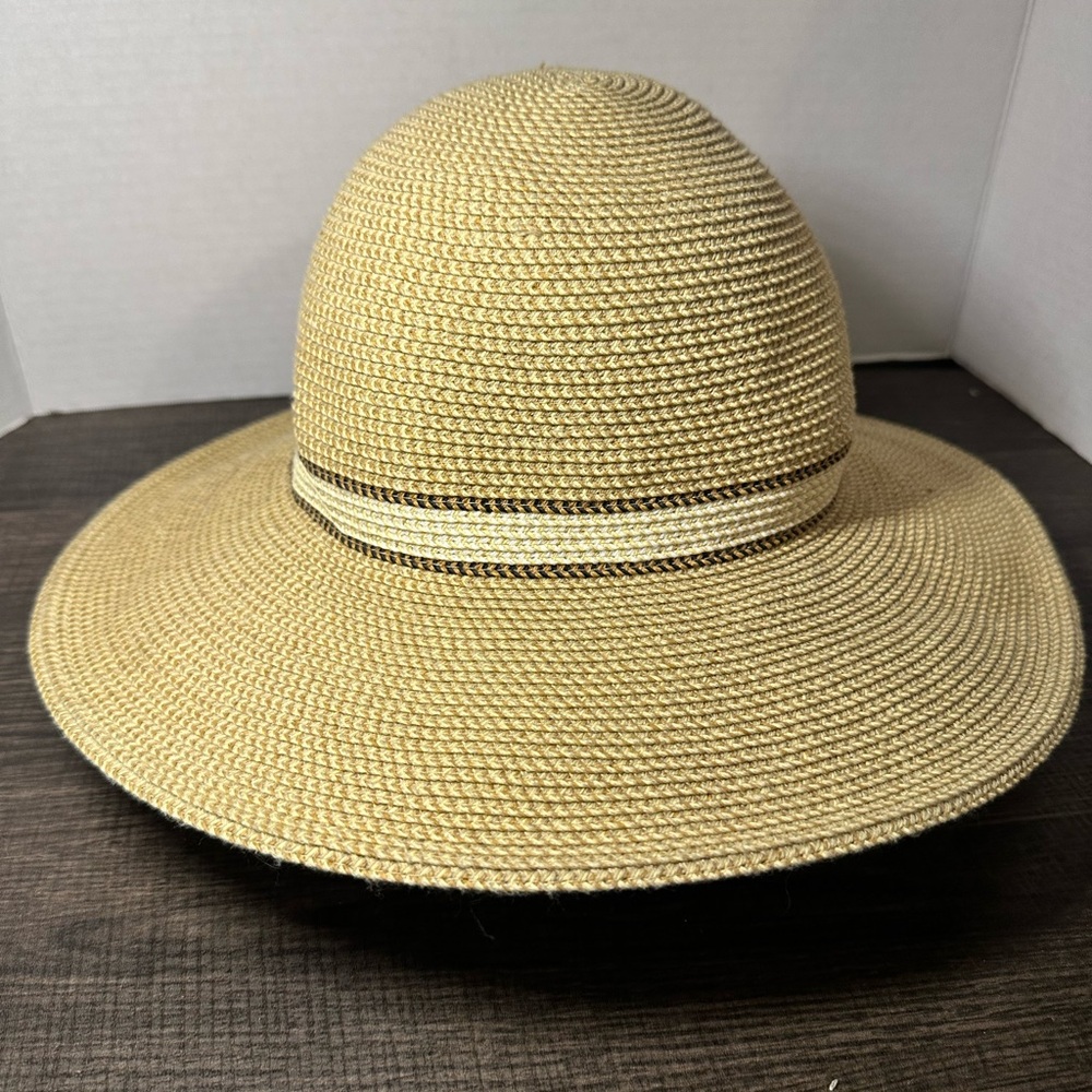 Chic Beige Sun Hat with Wide Brim